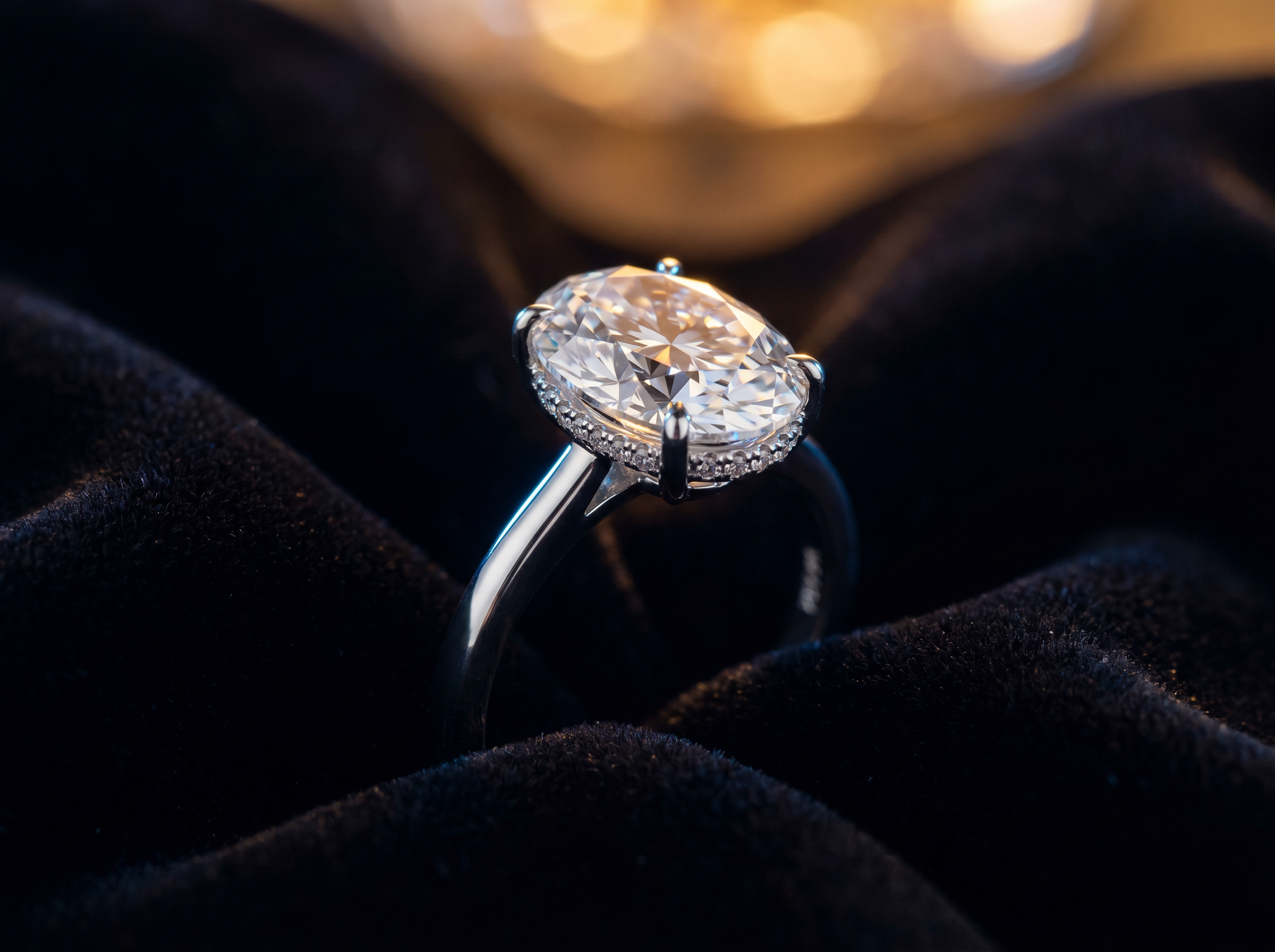 Oval Hidden Halo
